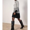 Women's Cozy Chic Sweater Dress - APRICOT - 3 of 4