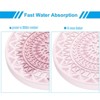 Unique Bargains Diatomite Water Absorbent Quick Drying Non-slip Coaster 4 Inch - 3 of 4