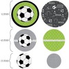 Big Dot of Happiness Goaaal - Soccer - Baby Shower or Birthday Party Giant Circle Confetti - Party Decorations - Large Confetti 27 Count - 2 of 4