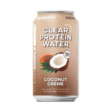 Clean Simple Eats Clear 10g Protein Water Coconut Creme - 12 fl oz Can