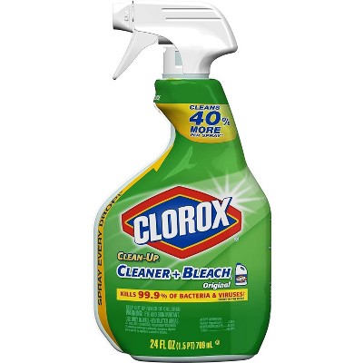 Clorox Clean-Up All Purpose Cleaner Spray Bottle With Bleach Original, 24 Fl Oz