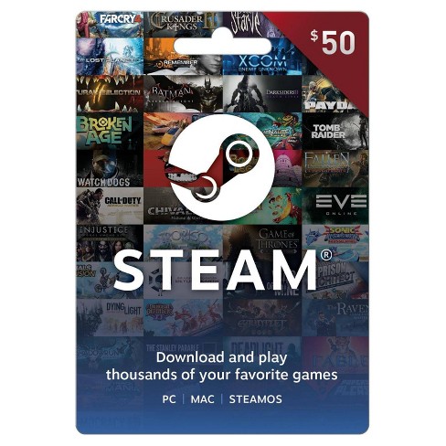 Steam Gift Card 50 Target - roblox gift card 50 dollar