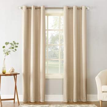 Cooper Textured Thermal Insulated Grommet Top Room Darkening Curtain Panels - Sun Zero