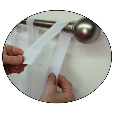 Ivory Sheer Polyester Grommet Panel for Indoor/Outdoor Use