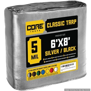 Core Tarps Heavy Duty 5 Mil Tarp Cover, UV Resistant, Rip Proof for Roof, Camping, Patio, Pool, Boat - 1 of 4