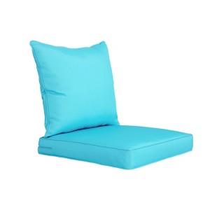 ARTPLAN Indoor/Outdoor All Weather Chair Cushions Set Deep Seat Back Pillows Outdoor Cushions for Patio Furniture - 1 of 4