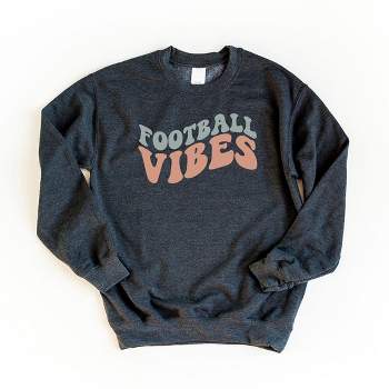 Simply Sage Market Women's Graphic Sweatshirt Football Vibes Colorful