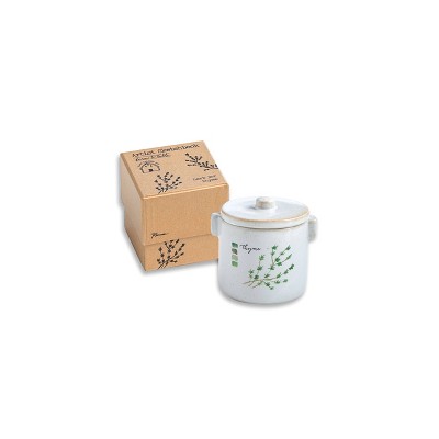 Porcelain Farm To Table Thyme Herb Jar - Rosanna