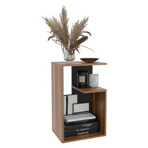 NicBex  High 3-Tier Nightstand, Modern Night Stand  Frame with Open Shelves, Bedside Table for Bedroom - 1 of 4