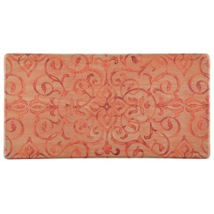 20" x 39" Rustic Medallion Anti-Fatigue Stain & Oil Resistant Kitchen Floor Mat - 1 of 4