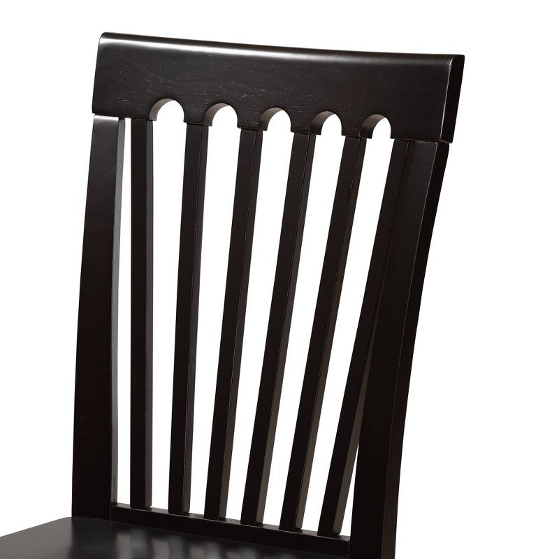 2pc Minette Wood Dining Chair Set - Baxton Studio, 5 of 10