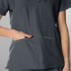 Members Only Siena V-Neck Scrub Top for Women With Double Chest And Waist Pockets - 4 of 4