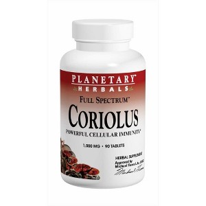 Full Spectrum Coriolus 1000 mg by Planetary Herbals  -  30 Tablet - 1 of 1