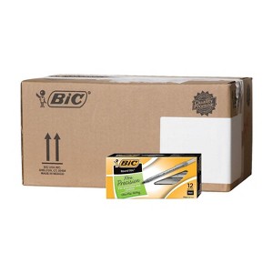 BIC Round Stic Xtra Precision Ballpoint Pens GSF11BLKCT - 1 of 4
