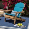 Okak Outdoor Chair Cushions with Water-Resistant Cover, Patio Chair Cushions with No-Slip Ties, Outdoor Cushions for Adirondack - 2 of 4
