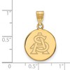 Black Bow Jewelry 14k Yellow Gold Arizona State Sun Devils NCAA Medium Pendant - 2 of 3