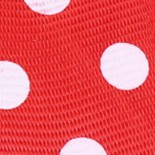 bright red and white