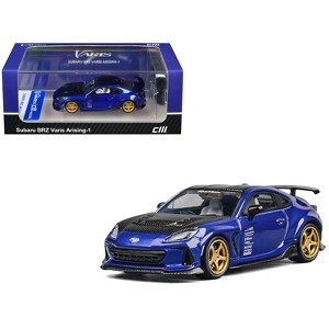 cm model VARIS BRZ × Model 1 FD2 Subaru BRZ Varis Arising-1 RHD Blue Metallic with Carbon Hood and