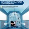 Inflatable Paint Booth | Portable Spray Shelter with 480W Blower & 3-Layer Filtration | Heavy-Duty Automotive Painting Tent for Cars - 3 of 4
