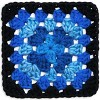 Red Heart All in One Granny Square Yarn 24 Pack-Blue Beacon - 3 of 4