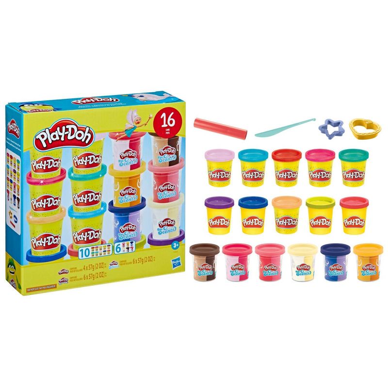 Play-Doh Sparkle and Scents Variety Pack Spring Colors Great For Easter Crafts, 4 of 9