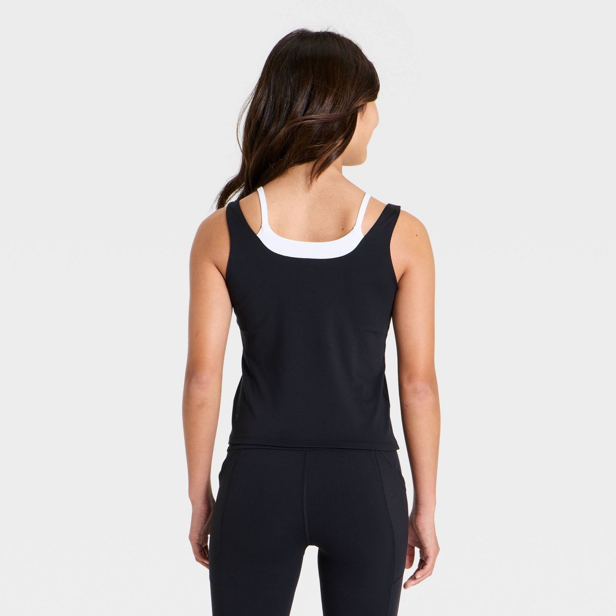 Girls' Double Layer Active Tank Top - All In Motion™ - thumbnail 2