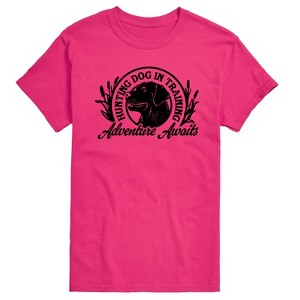 Men's - Instant Message - Hunting Dog Adventure Awaits Short Sleeve Graphic T-Shirt - 1 of 4