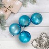 Northlight 32ct Shatterproof Shiny Christmas Ball Ornament Set 3.25" - Turquoise - 2 of 4