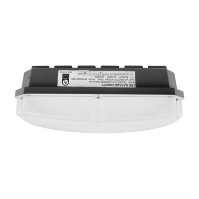Simply Conserve, LED 10" Parking Garage Light, 40-60-70W, CCT Tunable: 3000K-4000K-5000K, 120-277V, 4800/7200/8400lm, UL, DLC premium