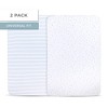Ely's & Co. Baby Fitted Pack n Play - Mini Crib Sheet  100% Combed Jersey  Cotton Blue for Baby Boy 2 Pack - 3 of 4