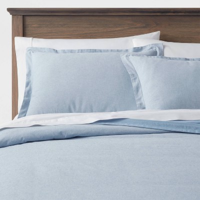 Cotton Linen Chambray Duvet Cover & Sham Set - Threshold™
