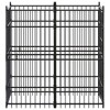 vidaXL Outdoor Dog Kennel Large Dog Crate Dog Cage Exercise Playpen Steel - 3 of 4