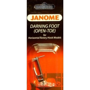 Janome Darning Foot (Open-Toe) for Horizontal Rotary Hook Models - 1 of 1