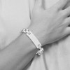 Black Bow Jewelry Men's Stainless Steel 12mm I.D. Bracelet, 9.25 Inch - 4 of 4