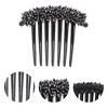 Unique Bargains Women's Crystal Bud Side Comb 1 Pc - 3 of 4