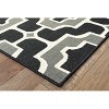 Oriental Weavers Marina 1491Z Black/ Grey Indoor/Outdoor Area Rug - 1'9" x 3'9" - 3 of 4