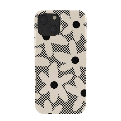 Miho Checkered Retro Flower Potsnap Iphone 13 Mini Case - Society6