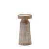 Etched Wood Design Candle Holder (Set of 3) - 4 of 4