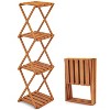 BRINJOY 4 Tier Folding Plant Stand, Bookshelf - 4 of 4