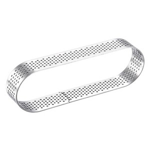 Unique Bargains Stainless Steel Oval Non-stick Heat-resistant Rust Resistant Cake Mousse Ring - 1 of 4