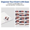 Avery American Flag with Gold Frame Name Badges, 2-1/3" x 3-3/8", 80ct - 3 of 4