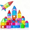 Magnetic Tiles Mini Travel Toy, 60PCS Magnetic Building Blocks for Educational - 2 of 2