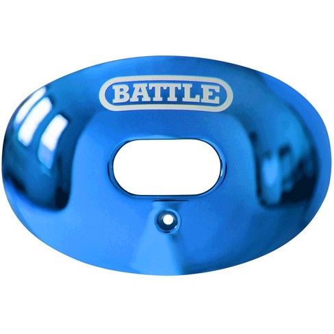 Battle Sports Science Chrome Oxygen Lip Protector Mouthguard with Strap 