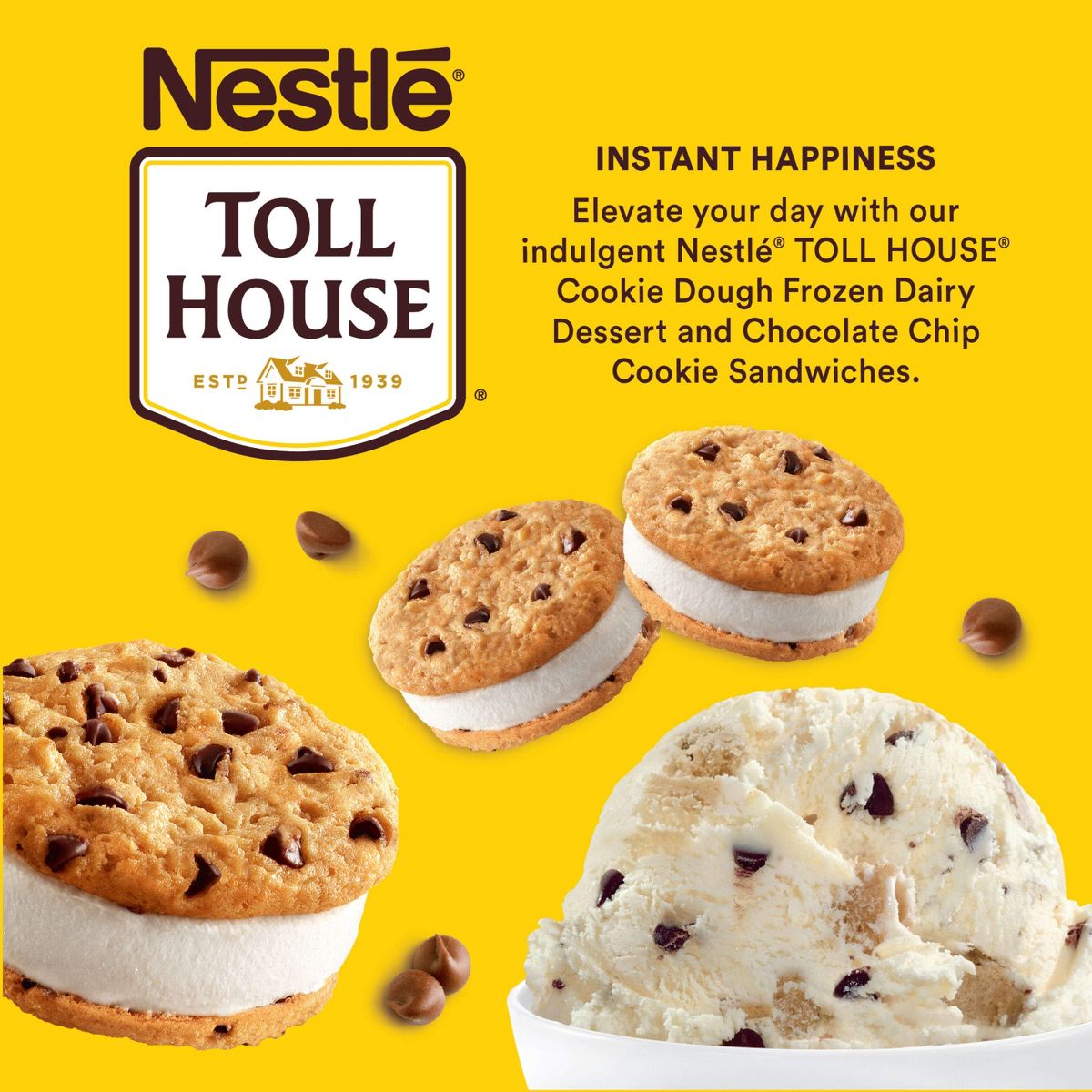 Toll House Mini Ice Cream Cookie Sandwiches - 12ct - thumbnail 4