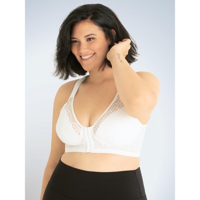 Cotton Wirefree Front Hook Bras, 51% OFF