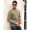 Clearlove Men's Slim Fit Wool Blend Henley Neck Pullover Sweater Warm Knit Long Sleeve Thermal Top Winter Casual Comfort - 4 of 4
