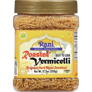 Roasted Vermicelli (Roasted Wheat Noodles) - 12.25oz (350g) PET Jar - Rani Brand Authentic Indian Products - 1 of 4