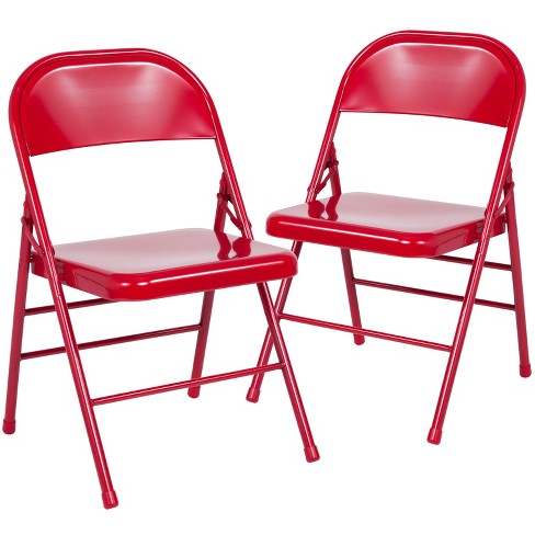 Metal folding chairs target new arrivals