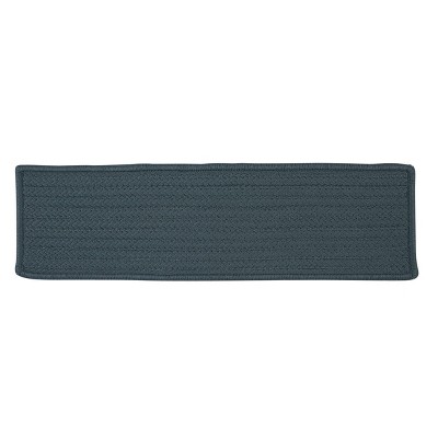 Colonial Mills Simply Home Solid - Lake Blue Stair Tread, 1 Pc