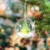 Mr. Christmas 5.5" Mercury Glass Tree Globe Ornament - Green - 2 of 3